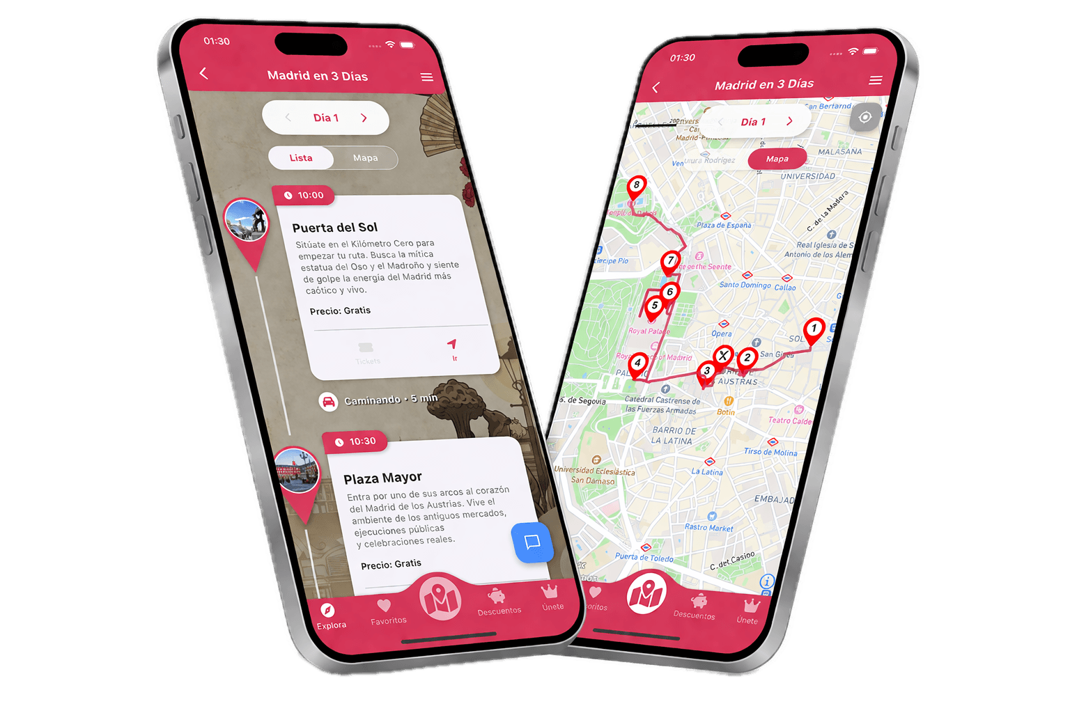 GuideMapp itinerarios personalizados